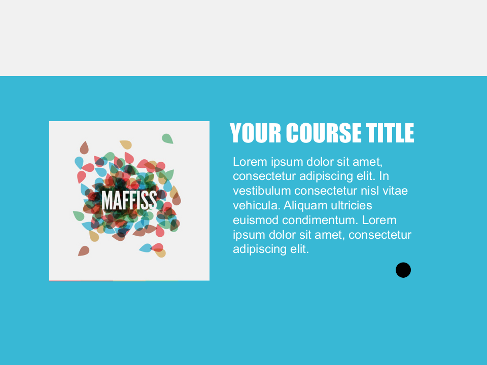 多彩欧美风科技PPT模板第1页